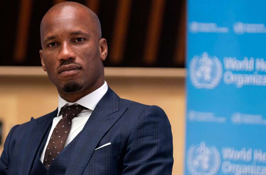  Football star Didier Drogba signs with WHO, as new Goodwill Ambassador