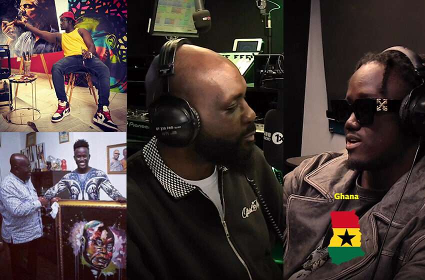  Ghanaian Artist and tattooist known for his expressive paintings and tattoos takes his turn on BBC1 Xtra.