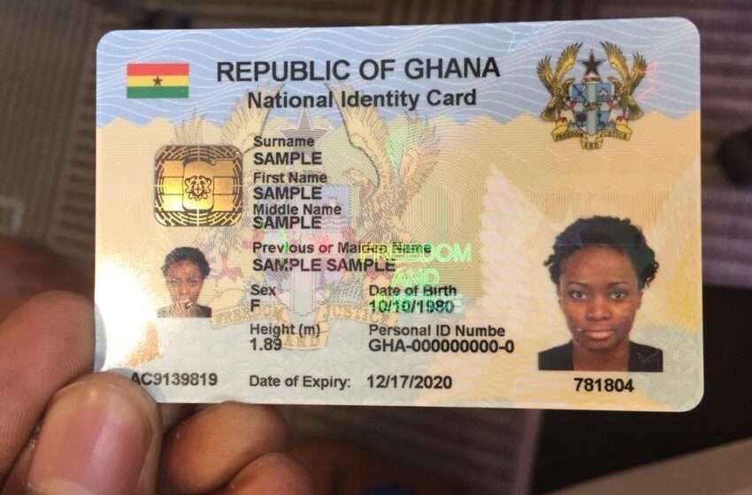  Now, you have the option to utilize the Ghana Card as an e-passport at 44,000 airports worldwide.